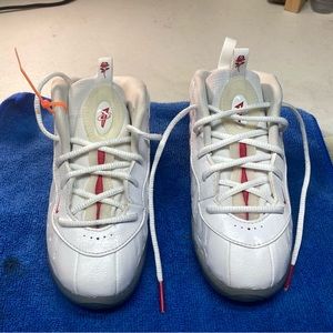 Nike Little Posite One TD Bodega Plastic Bag White Red Shoes CV8918-100 Size:10C